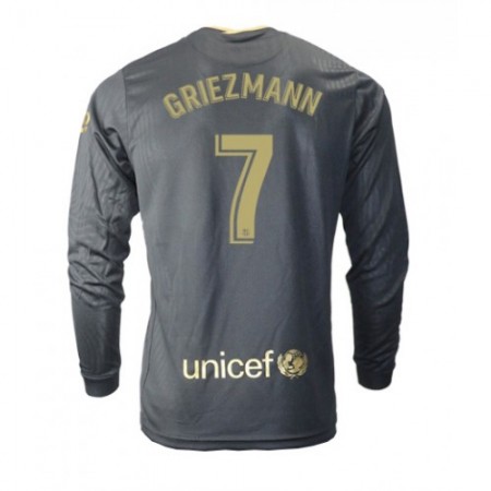 Billiga Fotbollströjor FC Barcelona Antoine Griezmann 7 Borta tröja 2020/21 Långärmad